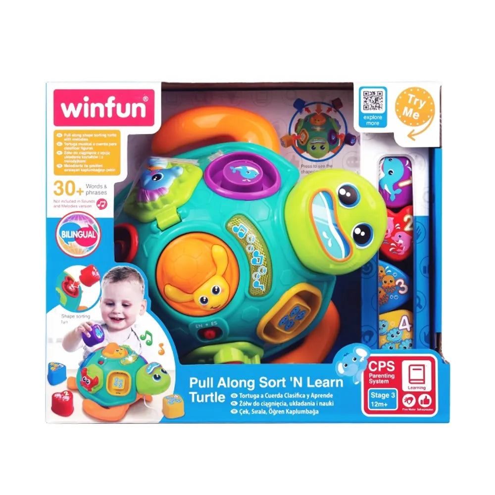 Winfun VIGA Tortuga de Arrastre Clasificación de Formas y Aprendizaje - 12M+