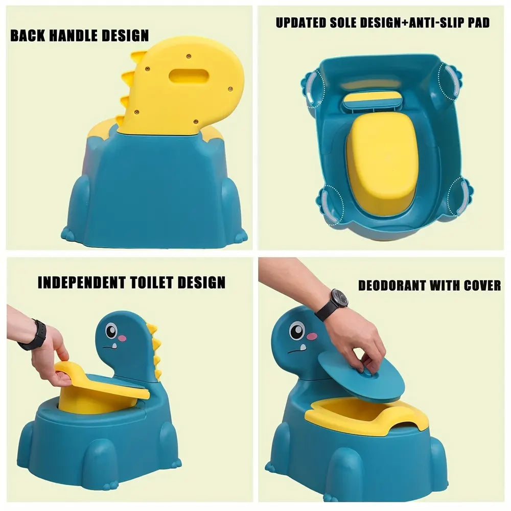 Dinosaur Theme Training Potty with Lid