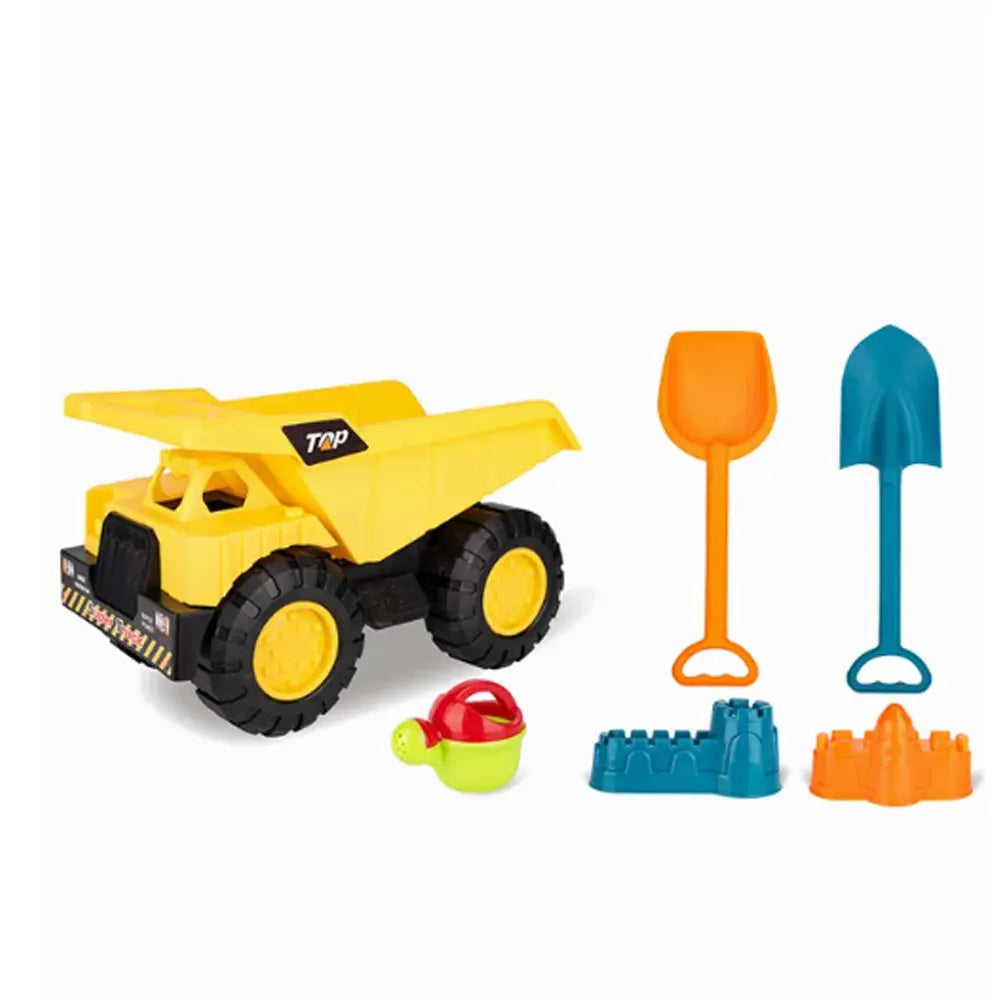 Camion de Construction Summers 6-en-1 avec Accessoires de Plage - 3A+