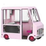 Our Generation Véhicule de Crème Glacée pour Poupées 46cm 3A+ - Sweet Stop Rose