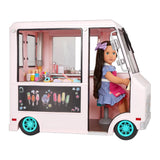 Our Generation Véhicule de Crème Glacée pour Poupées 46cm 3A+ - Sweet Stop Rose