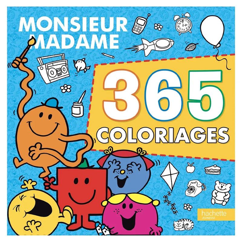 السيد والسيدة - 365 صفحة للتلوين