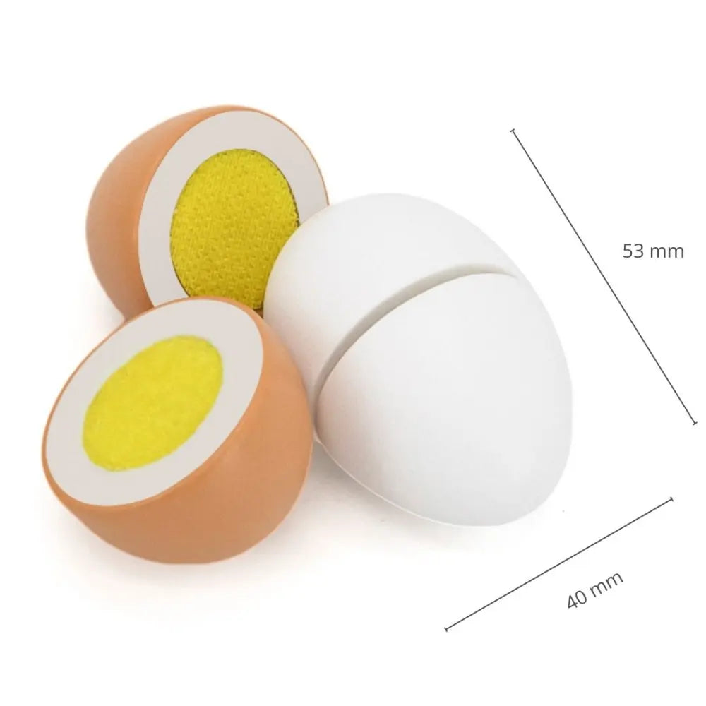 Viga Toys Boîte de 6 Oeufs en Bois - 3A+