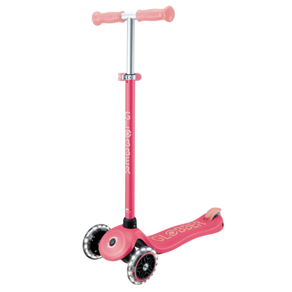 Globber Trottinette Primo Plus Lights Glow - Rose Corail