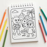 Espoir Planner Hope et Lila : Découverte des Pays – 25 Aventures à Colorier