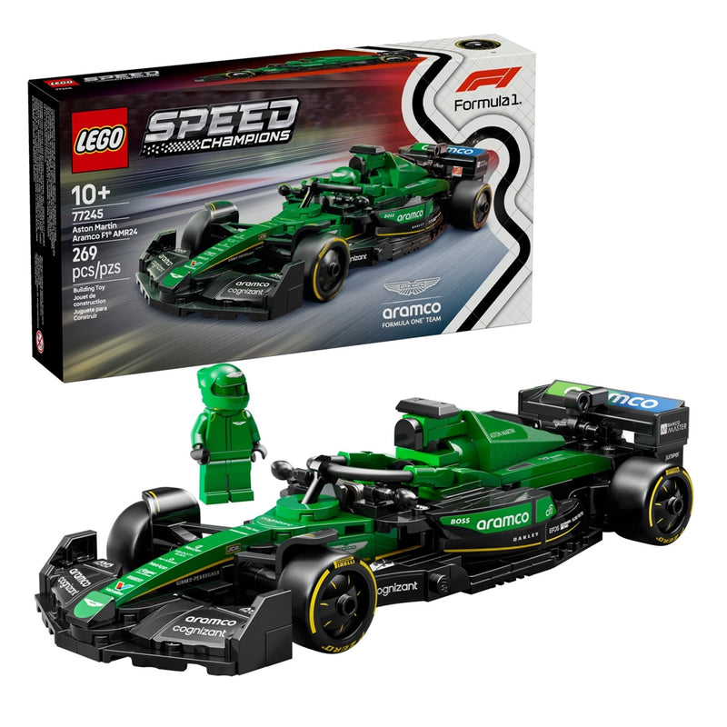Lego Coche de Carreras Aston Martin Aramco F1® AMR24 10A+