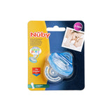 Chupete Nûby natural flex 6-36m - Azul