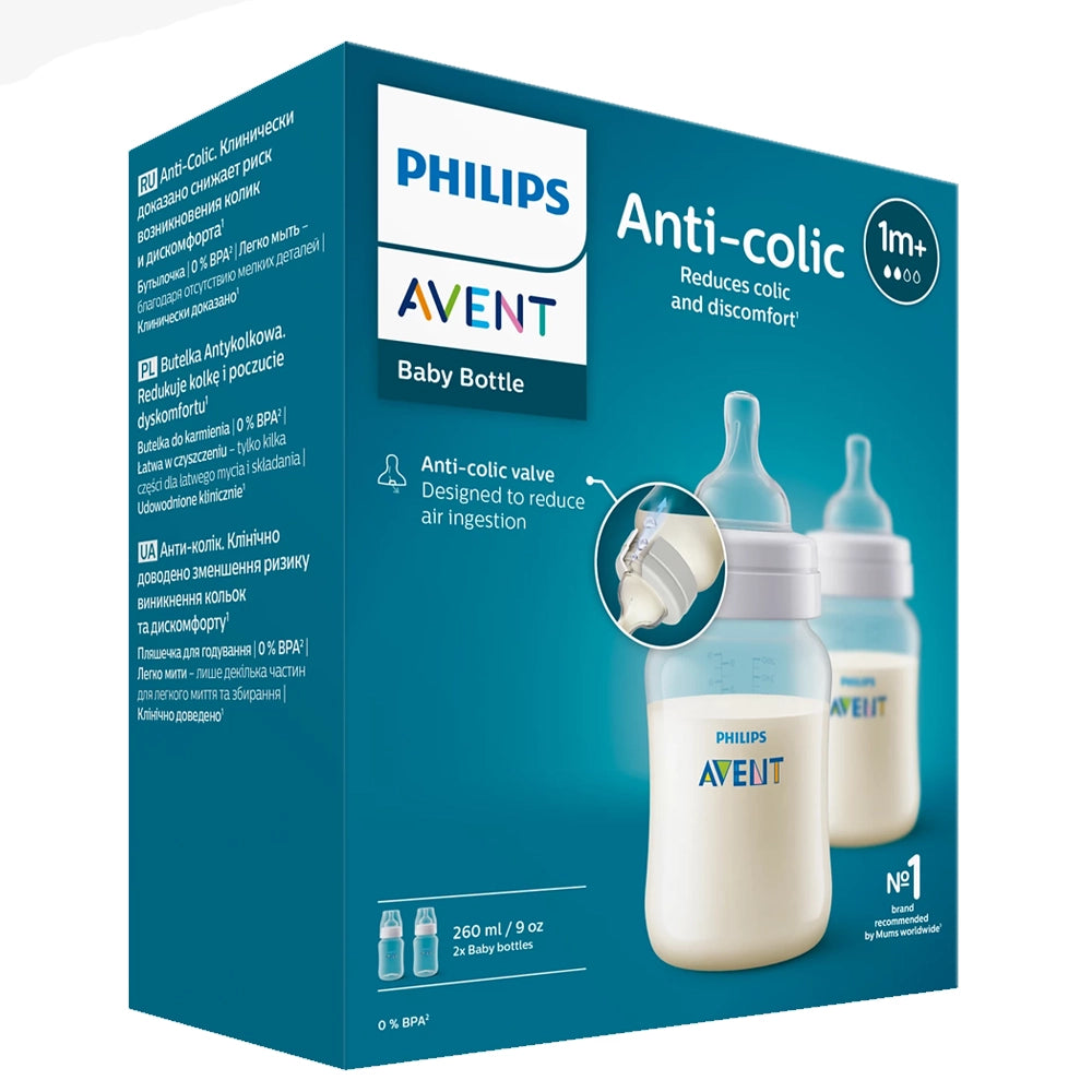 Philips Avent Biberon Anti-colic x2 - 260ml