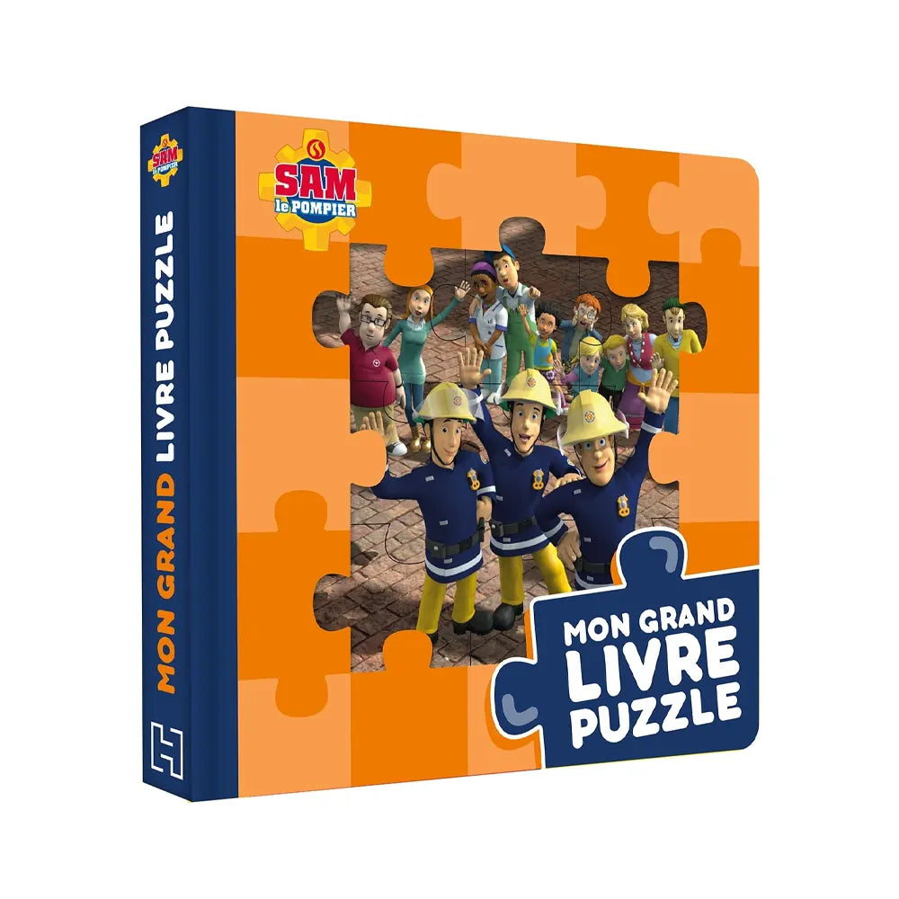 Sam le Pompier Mon grand livre puzzle - 3A+