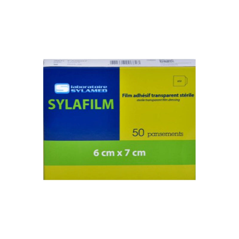 Sylafilm Sterile Transparent Adhesive Film Dressing, Box of 50
