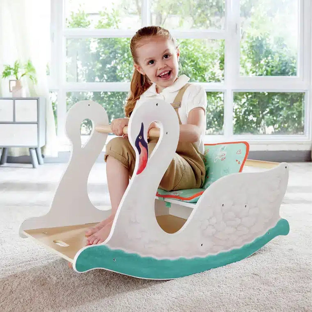 Hape Cygne à Bascule 2 en 1 - 6-36M