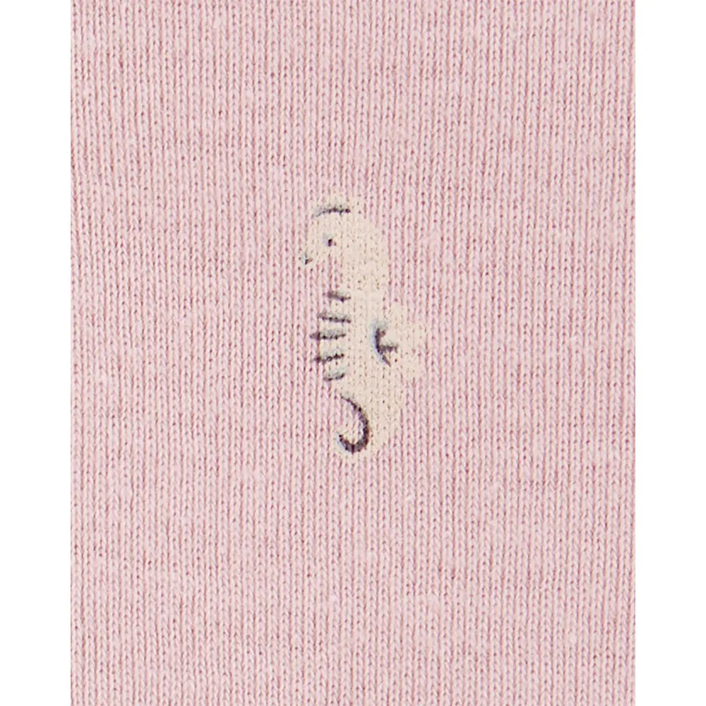 Lot de 5 Bodies Bébé Fille Carter's - Hippocampe