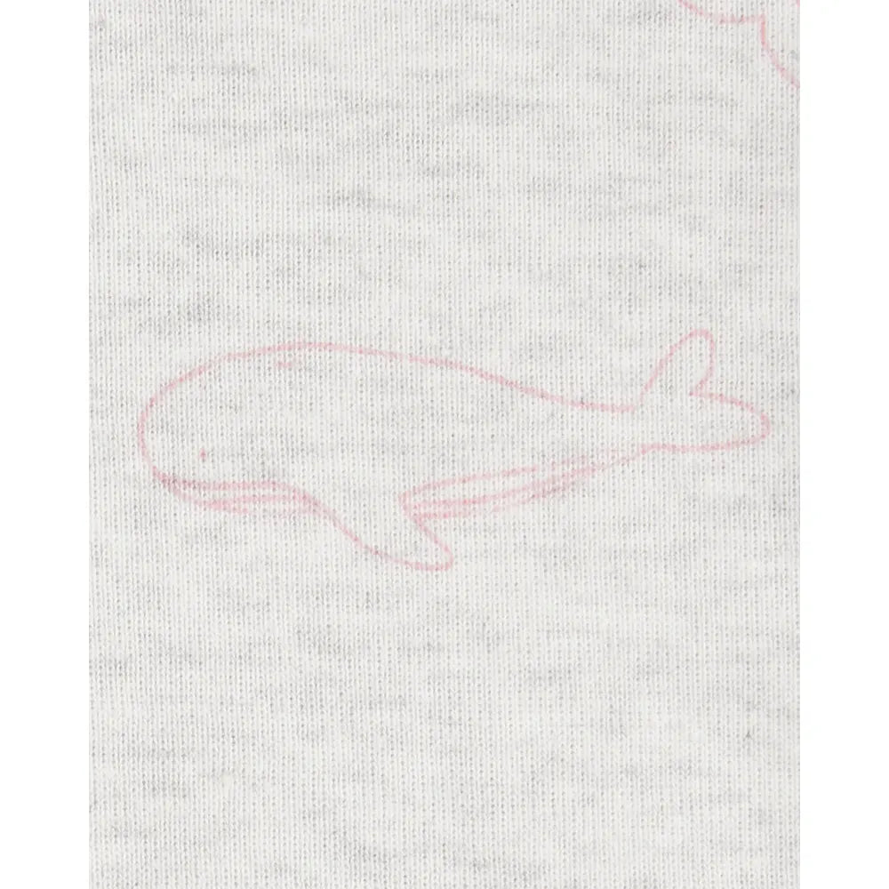 Lot de 5 Bodies Bébé Fille Carter's - Hippocampe