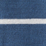 Ensemble en coton bio bébé - Rayé bleu