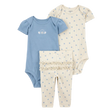 Ensemble 3 pièces coquillage pour bébé fille