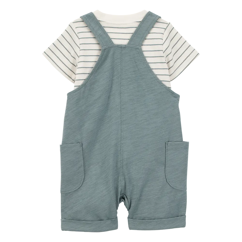 Salopette Courte & Bandana Rayé Bébé Garçon Carter's
