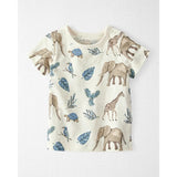 Ensemble salopette courte en coton bio bébé