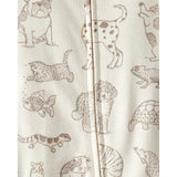 Pyjama dors-bien en coton bio - Imprimé animal