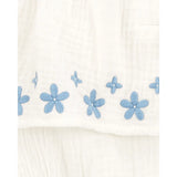 Carter's Baby Girl Embroidered Bodysuit Dress - Ivory Floral