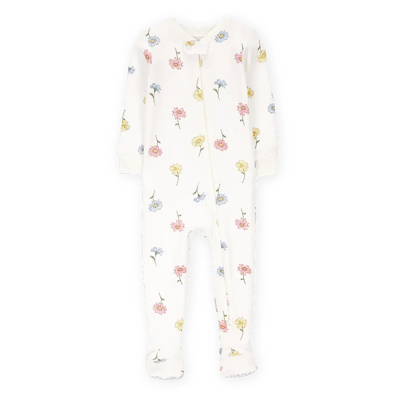 Pelele PurelySoft floral para bebé niña