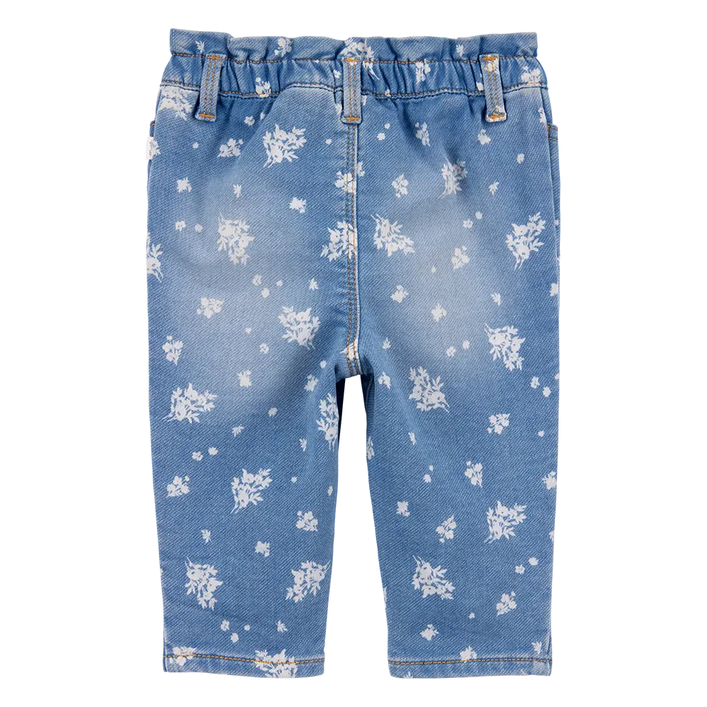 Jean Paperbag Bébé Fille OshKosh - Bleu