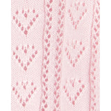 Cardigan en Tricot à Cœurs Bébé Fille OshKosh - Rose