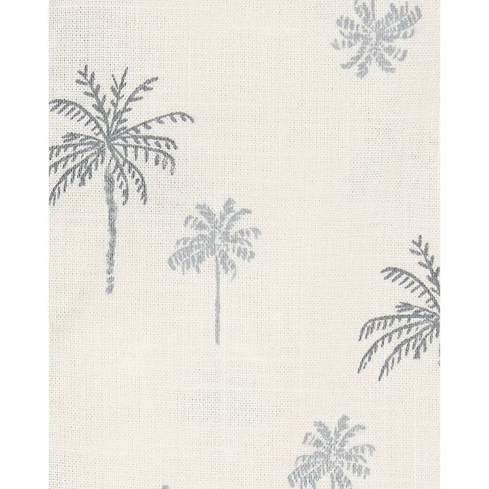 Carter's Baby Boy Cotton Romper - Palm Trees