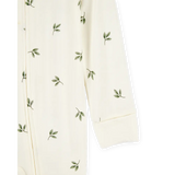 Pyjama dors-bien PurelySoft zippé feuilles bébé