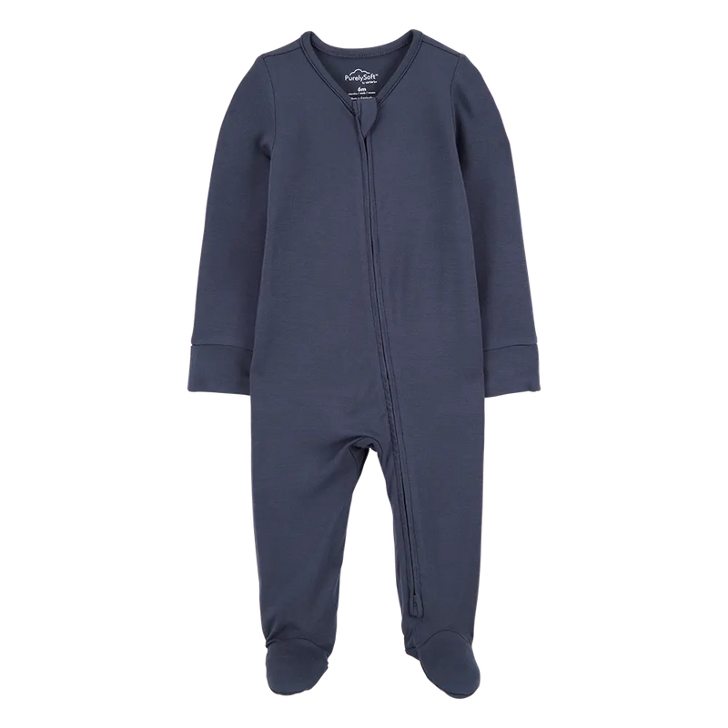 Carter's Baby Boy PurelySoft Zip-Up Sleep & Play - Navy Blue
