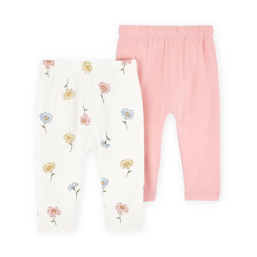 Lot de 2 pantalons PurelySoft bébé fille