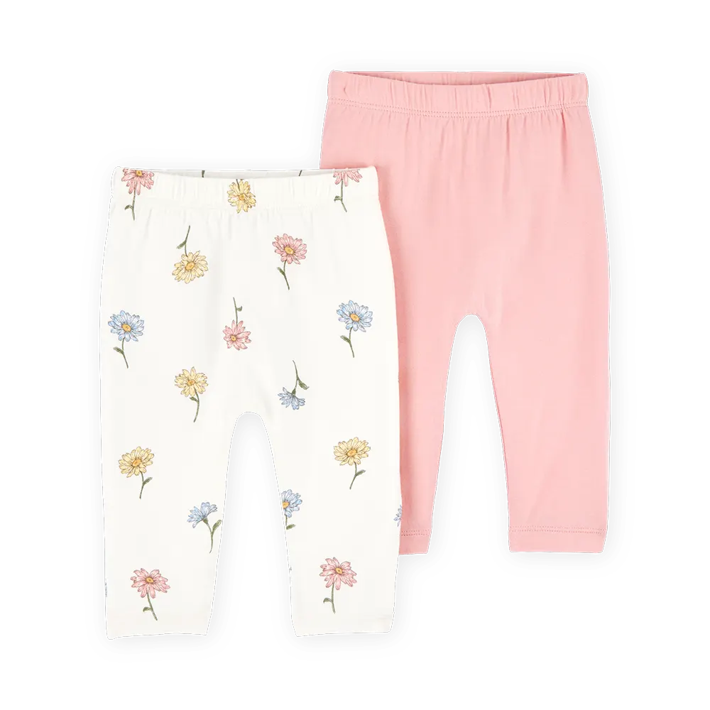 Lot de 2 pantalons PurelySoft bébé fille