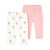 Lot de 2 pantalons PurelySoft bébé fille