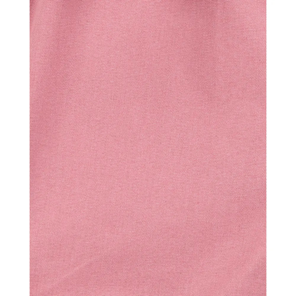 Barboteuse en toile sans manches bébé fille - Rose