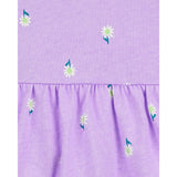 Body-vestido para bebé niña Carter's - Morado floral