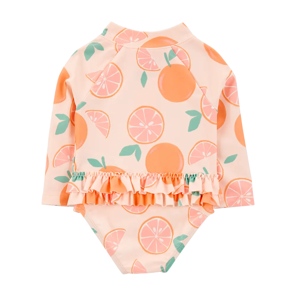 Carter's Baby Girl UV Protection Swimsuit - Orange