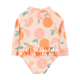 Carter's Baby Girl UV Protection Swimsuit - Orange