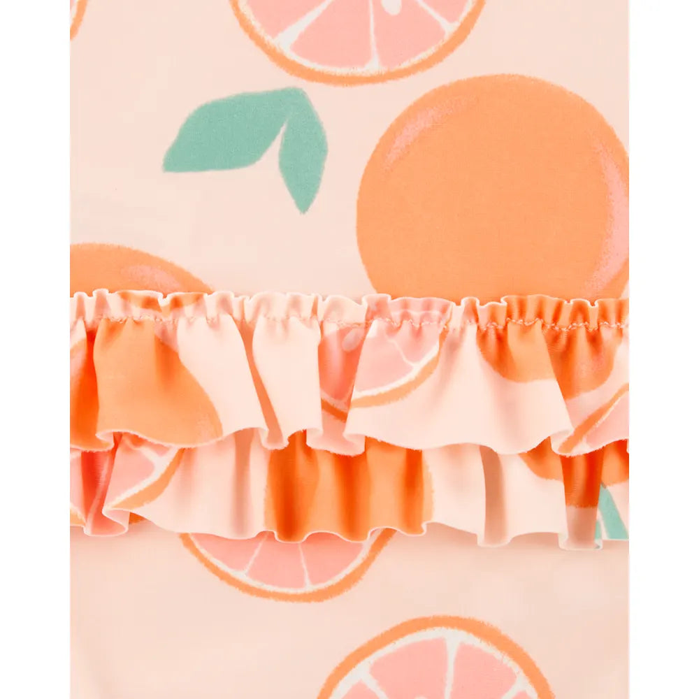 Carter's Baby Girl UV Protection Swimsuit - Orange