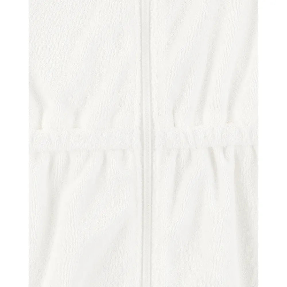 Cache-maillot à Capuche Bébé Fille Carter's - Blanc
