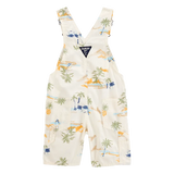 Salopette courte en tricot tropical bébé garçon