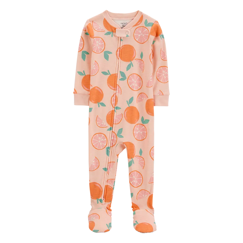 Grenouillère en Coton Bébé Fille Carter's - Orange