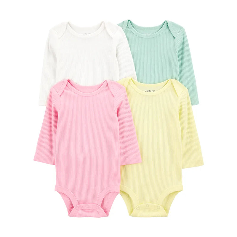 Lot de 5 Bodies Manches Longues Bébé Fille Carter's - Multi
