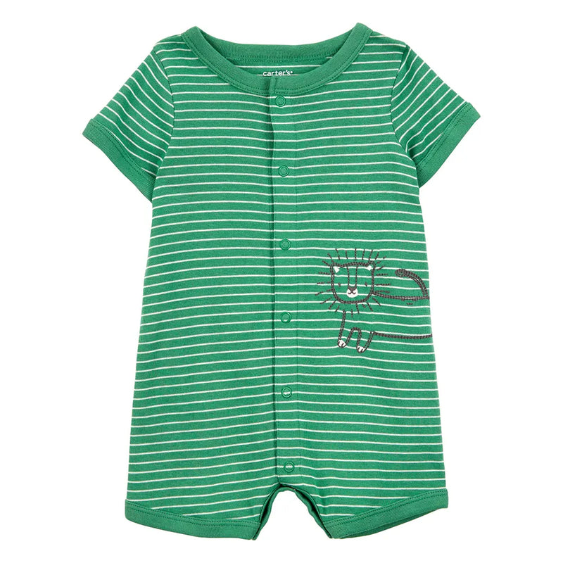 Carter's Baby Boy Striped Romper - Lion