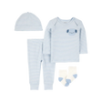 Ensemble 4 pièces chiot bébé garçon - 100% Coton