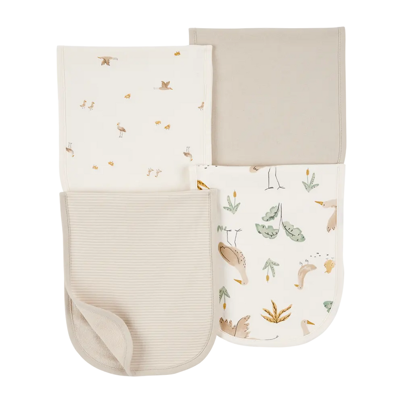 Lote de 4 paños para eructos para bebé Carter's - Colores neutros