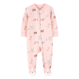 Pyjama dors-bien zippé chien bébé fille - Coton