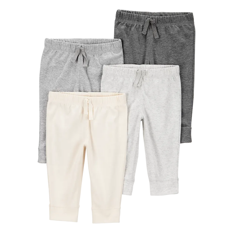 Lot de 4 Pantalons Bébé Carter's - Couleurs Neutres