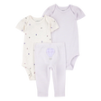 Ensemble 3 pièces montgolfière bébé fille - Coton