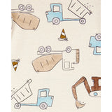 Lot de 5 bodys manches courtes bébé garçon - Chantier