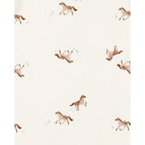 Lot de 5 bodys chevaux fleuris bébé fille - Coton