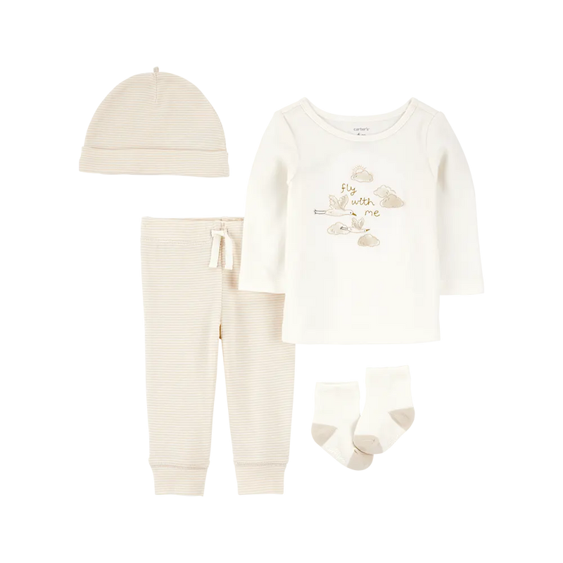 Ensemble 4 Pièces Bébé Carter's - Nuage